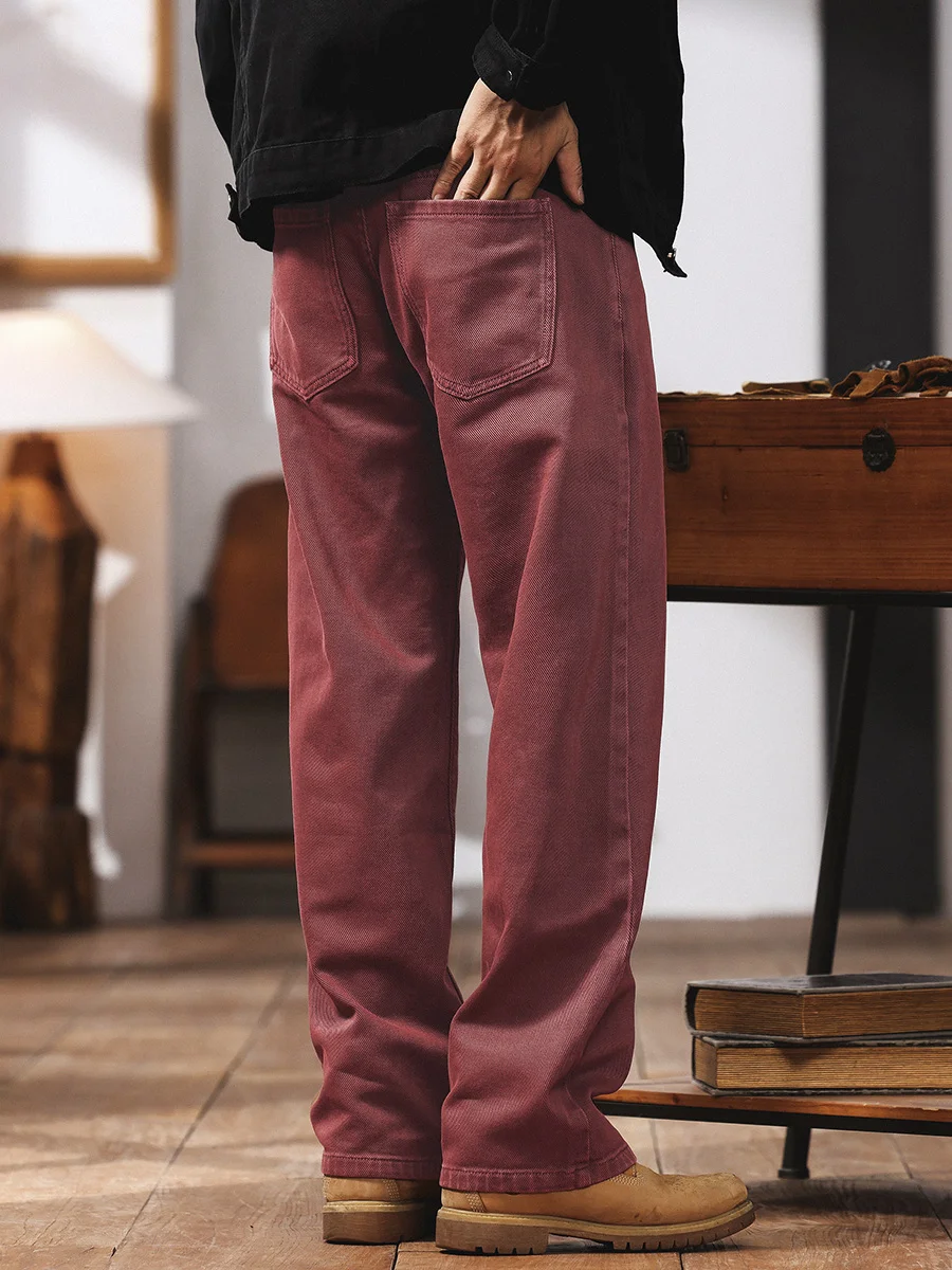 

Мужские повседневные брюки прямого кроя из высококачественного хлопка, свободные, больших размеров, с эффектом драпировки, широкие штанины, для работы, весна