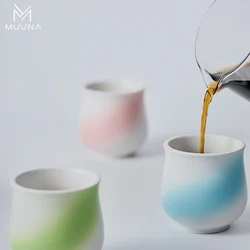 MUVNA Premium Coffee Mugs/Coffee Mug Set/Can be used for coffee, drinking, hot tea, speciality gifts/White 120ml