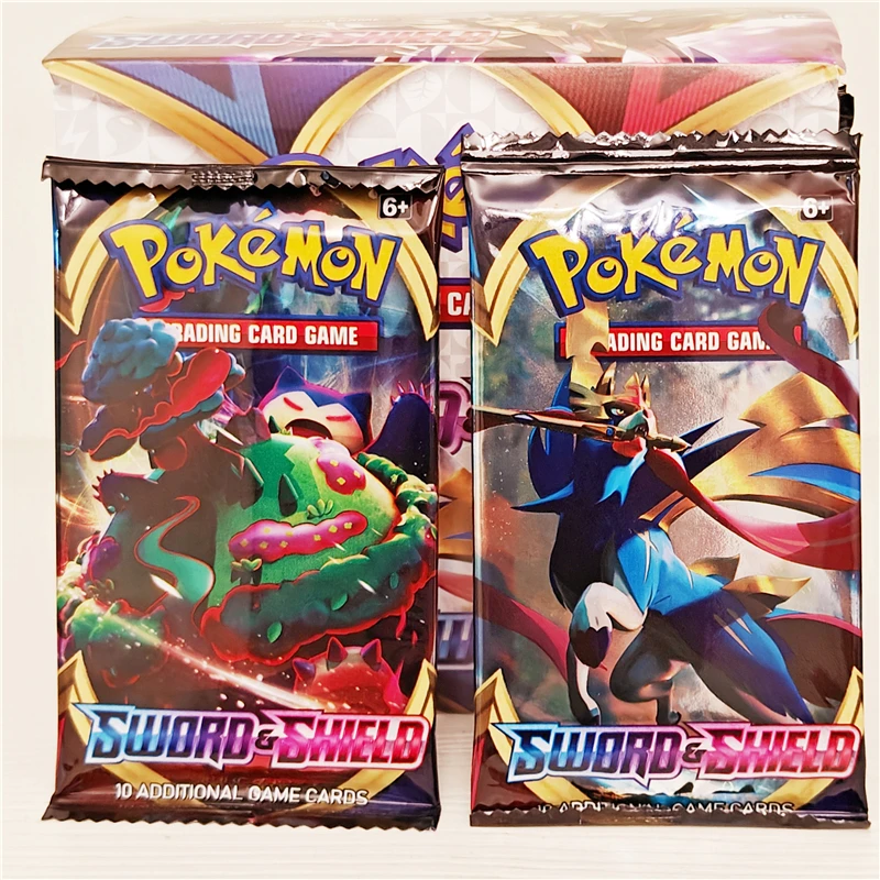 360Pcs English Version Pokemon TCG Sword And Shield Booster Box Trading Card Game Toys