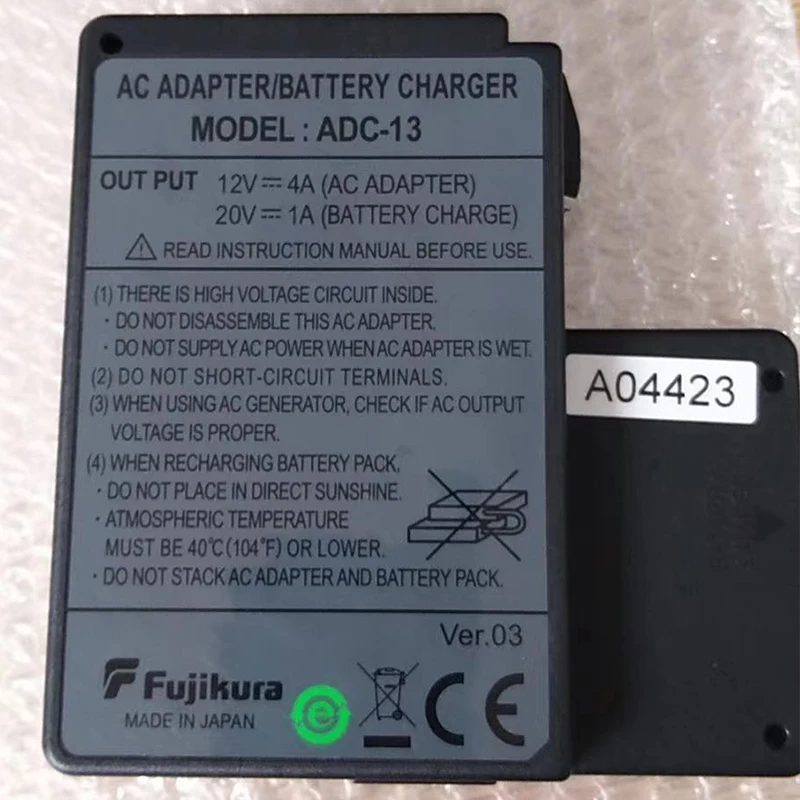 

Original ADC-13 Battery Charger AC Adapter For 60s FSM-60S FSM-60R 62s 18S Optical Fiber Fusion Splicer BTR-08 Battery Adaptor