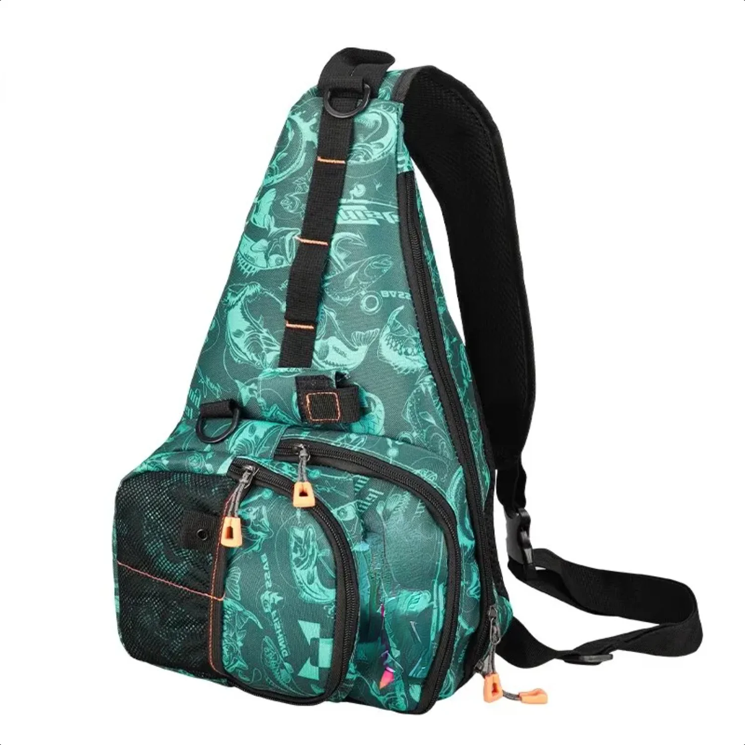 

Spinning Casting Rod Multi-Functional Big Capacity Waterproof Handbag Waist Crossbody Chest Fishing BackPack