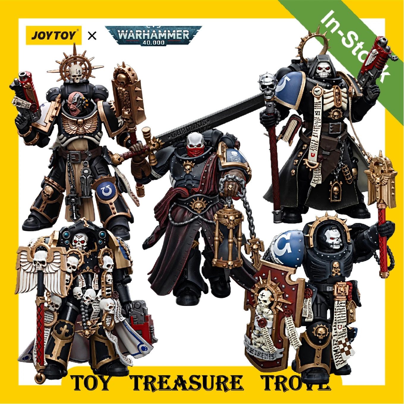 

[IN STOCK] JOYTOY Warhammer 40k 1/18 Action Figures Ultramarines Chaplain Toys Figure