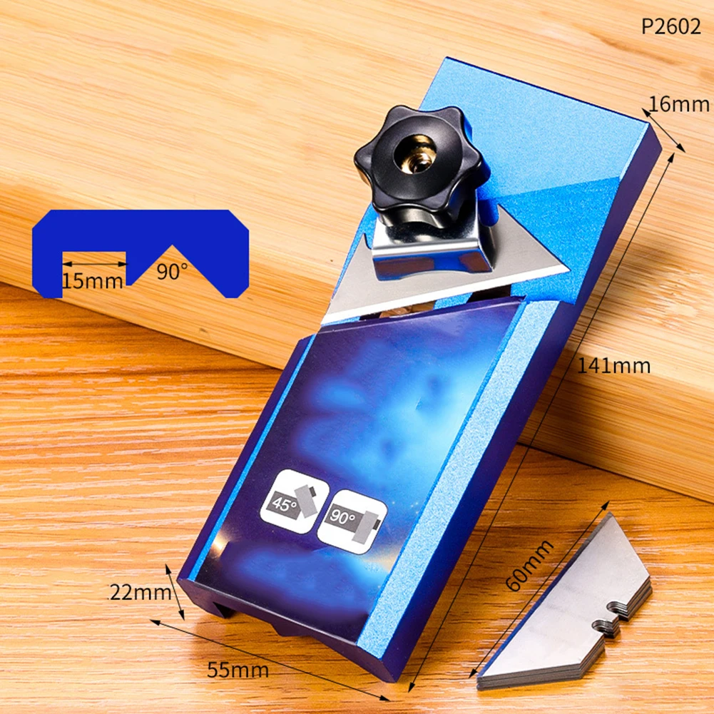 Aluminum Construction Chamfer Burr Tool Rust-resistant Design Waterproof Tool Compact Size Precision Chamfer Planer