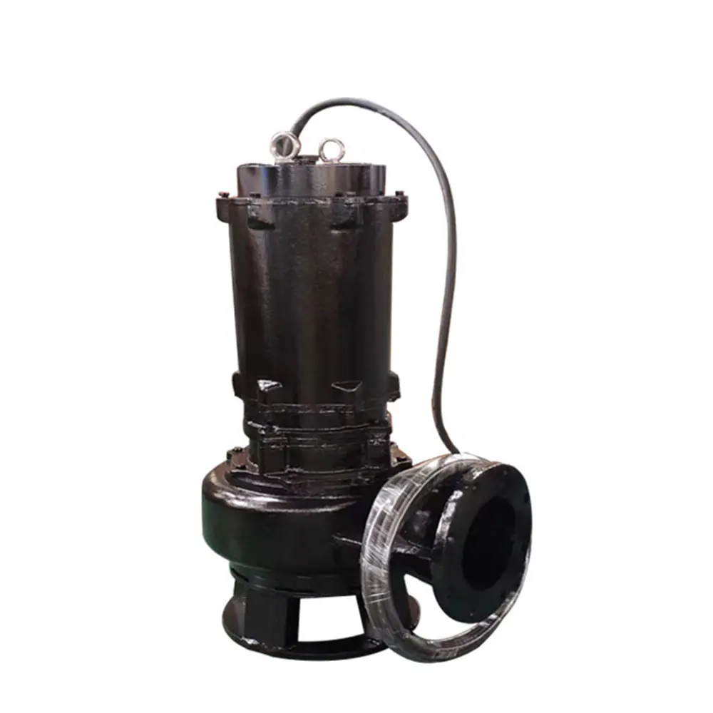 

Large channel for sludge pond in chemical plant without clogging impeller diving wastewater