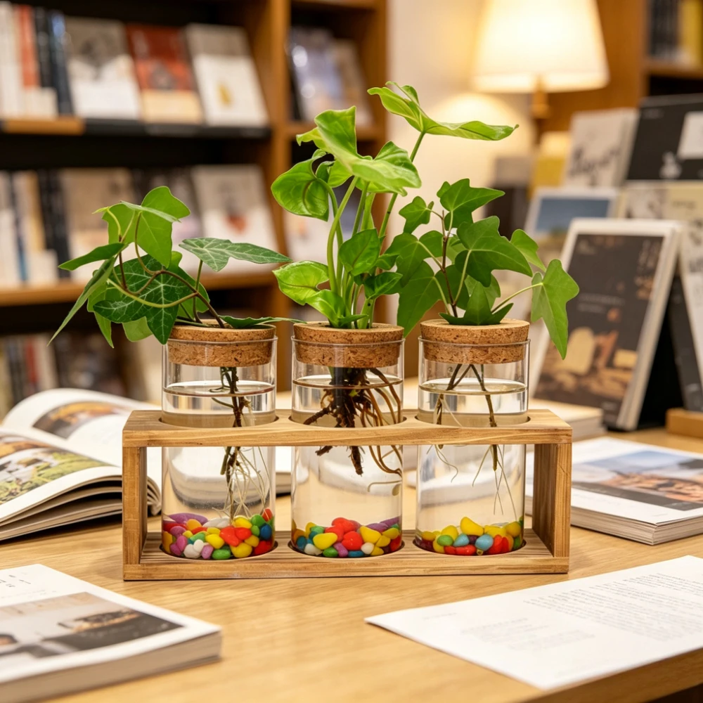 Propagation Station Vase - Vas Tanaman Hidroponik Nordik, Stasiun Perbanyakan