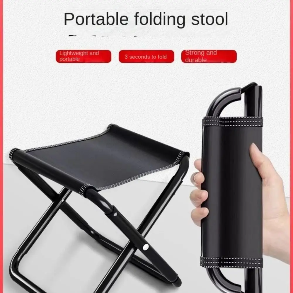 

2025 Small Camping Chair Portable with Storage Bag Beach Fishing Chair Durable Ultralight Folding Chair Outdoor