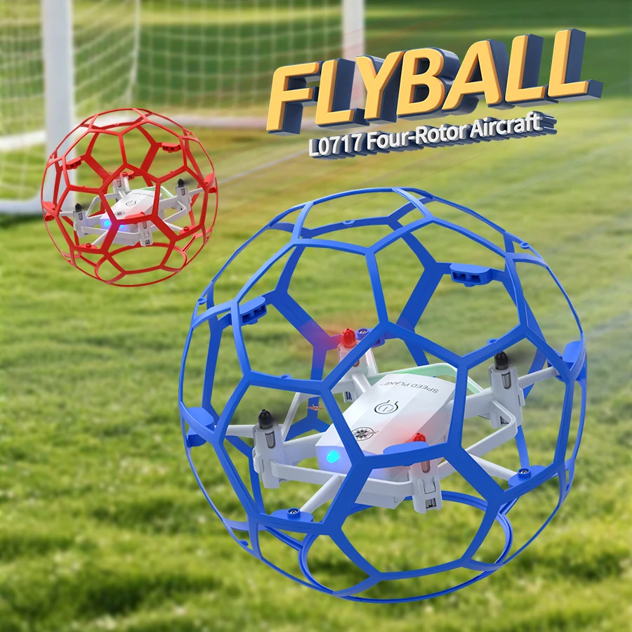 

Assembly of football drone remote control flying ball educational and competitive children's toys science teaching aids
