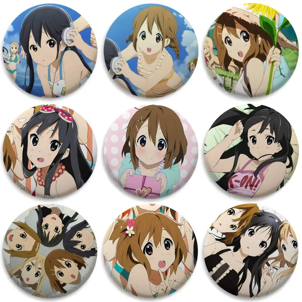 

K-k-Ons Anime Cute Badges Round Exquisite Badge Brooches Creative Pins For Clothes Hat Backpack Gift Accessories