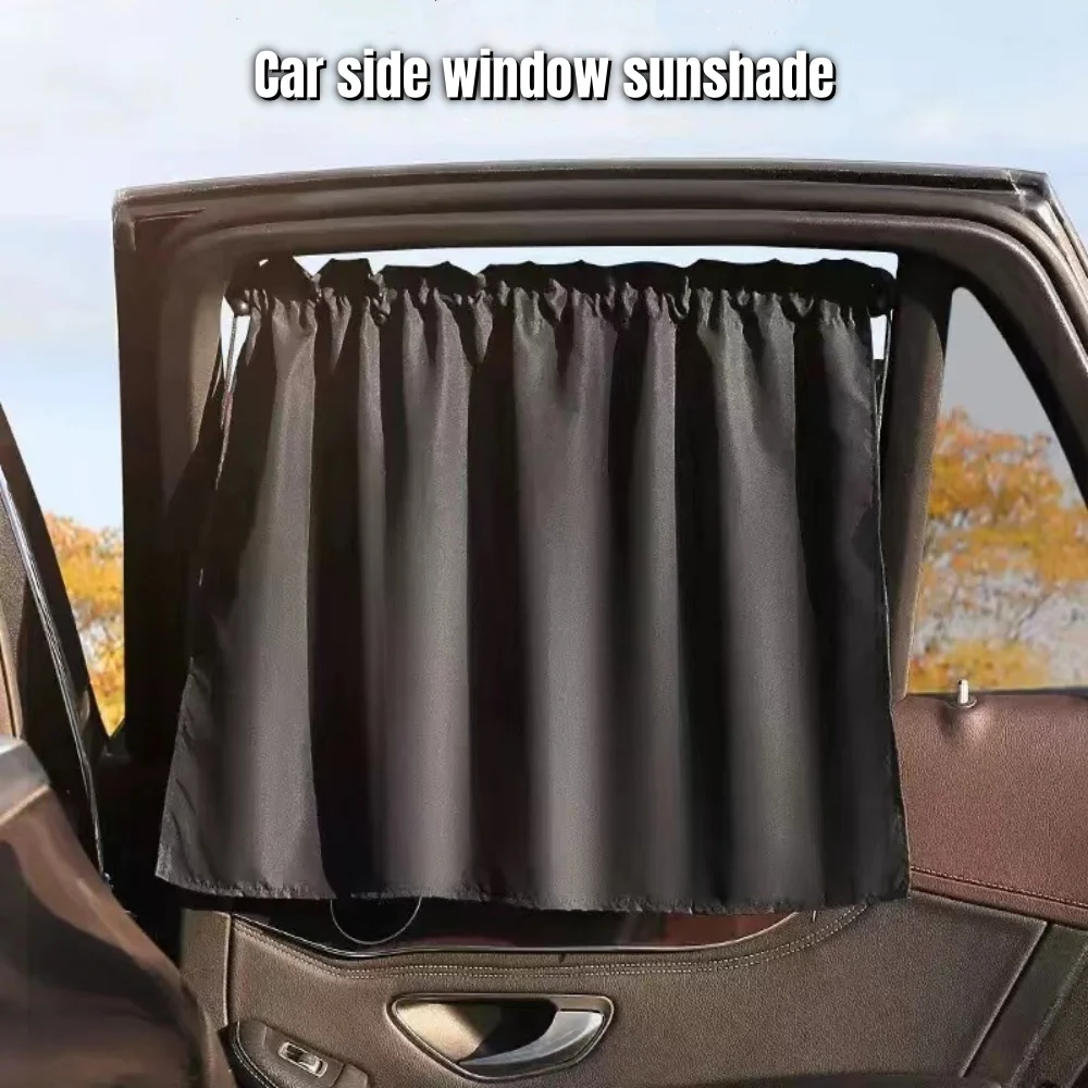 Protetor Solar para Janela de Carro Tipo Ventosa, Proteção UV, Isolamento Térmico, Cortina de Privacidade para Crianças e Bebês