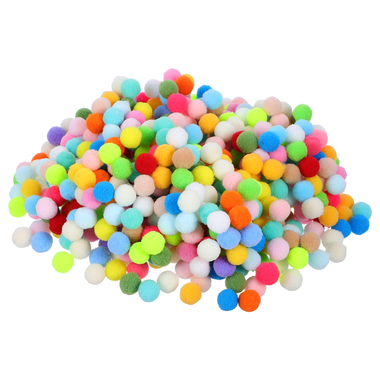 

1000pcs Ball DIY Material Colorful Ball Colorful Elastic Child Accessories Craft Project Fringe Trim