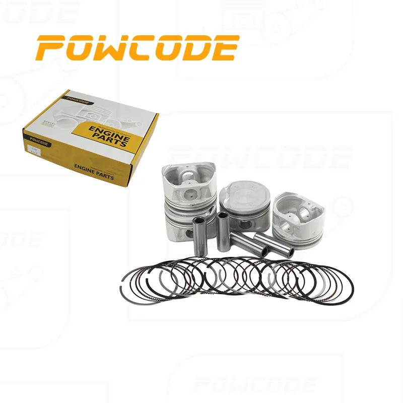 7701473223 7701476929 Piston with Rings set Fit For Renault K4M 1.6L engine piston plus piston ring STD