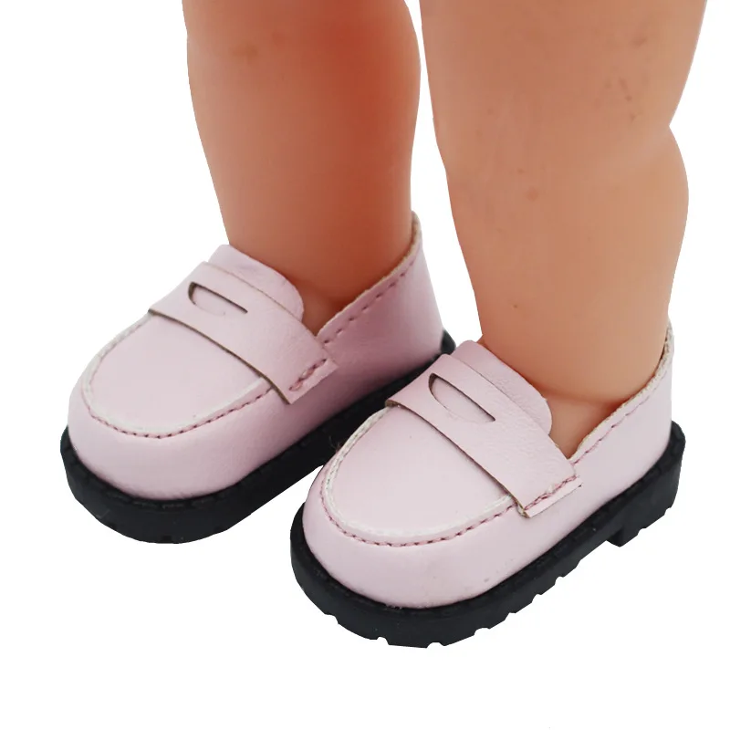 20 cm Baumwolle Spielzeugschuhe Milu Lederschuhe Student Doudou Schuhe Uniform Schuhe 5,5 * 2,6 cm Metall Wetterfahne, Gartendekoration – Detail 5
