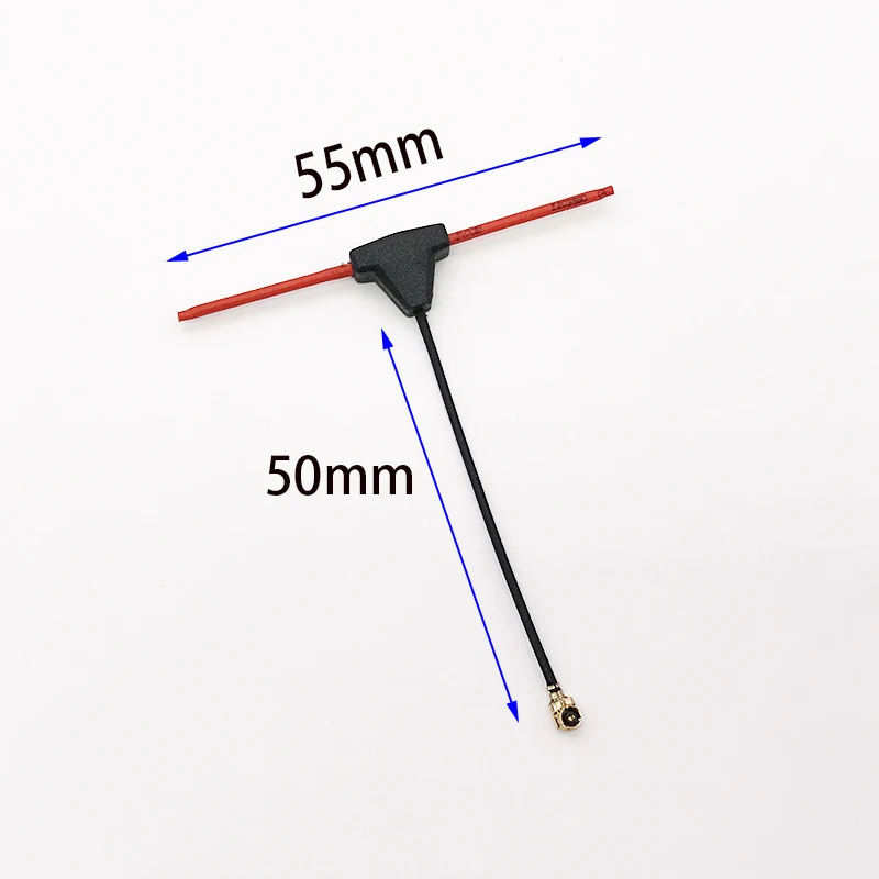 2.4G 2DBI T Antenna IPEX1 for TBS Happymodel BetaFPV BAYCK ELRS Receiver RC FPV Drone DIY Parts