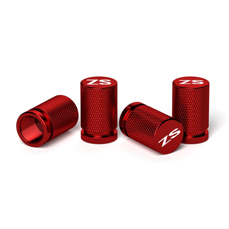 4pcs Car Wheel Tire Rim Valve Stem Caps Covers Universal for MG ZS Badge 2024 2019 2020 2025 Exterior Decor Auto Accessories