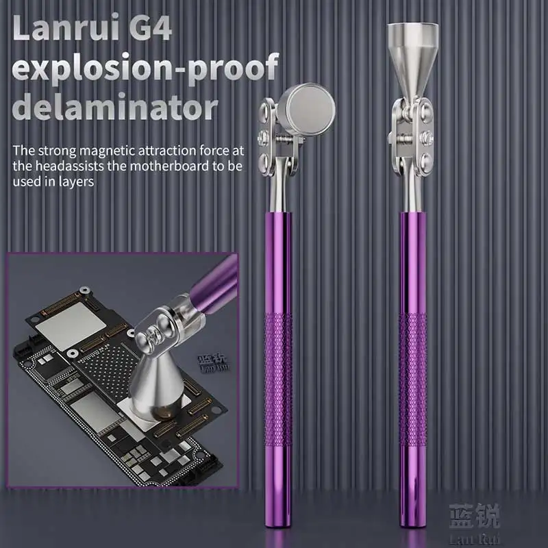 

Lanrui G4 Explosion-proof Delaminator 340° Rotating Magnetic Anti-deformation for Assist in Removing the Cover Layered Motherboa