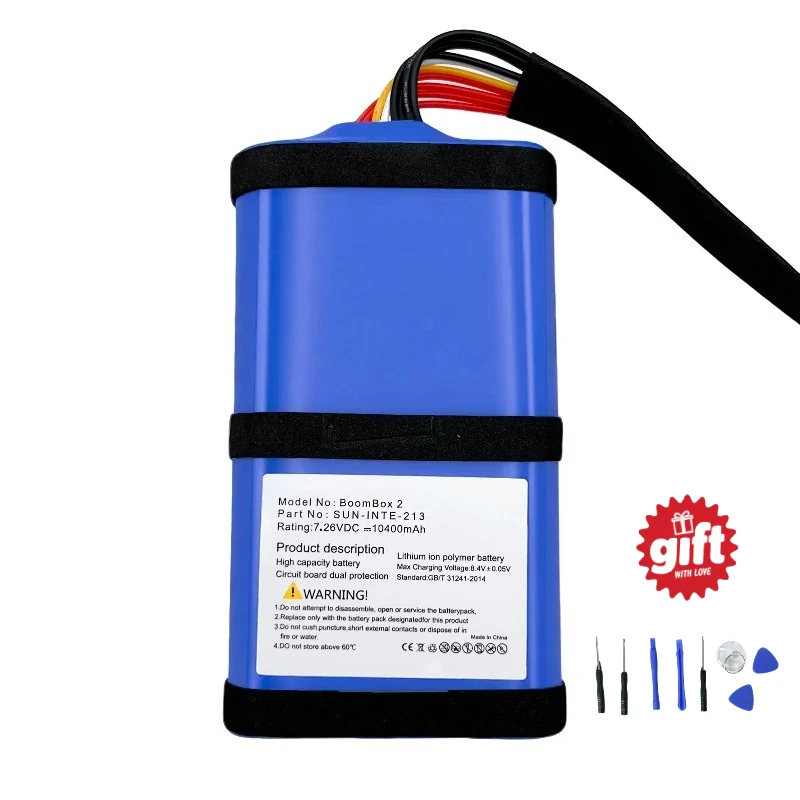 Replacement Battery for JBL Flip 2 3 4 5 Charge 1 2 210SL 4 4S 5 Xtreme 1 3 Boombox 1 2 Bluetooth Speaker with Free Tools view 6