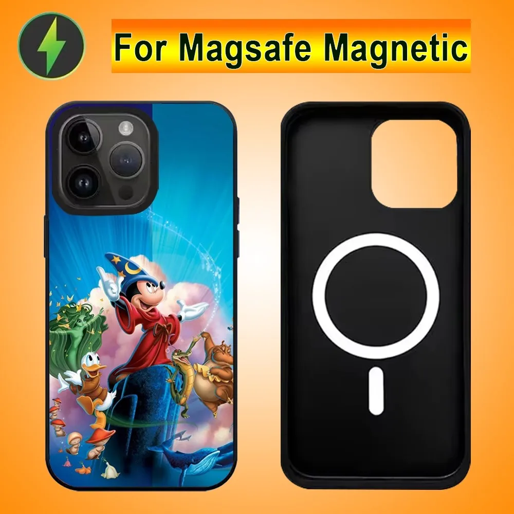 F-Fantasia 2000 Phone Case For IPhone 15 14 13 Pro Max 11 12 Mini Alex Mirror For Magsafe Wireless Charging Cover