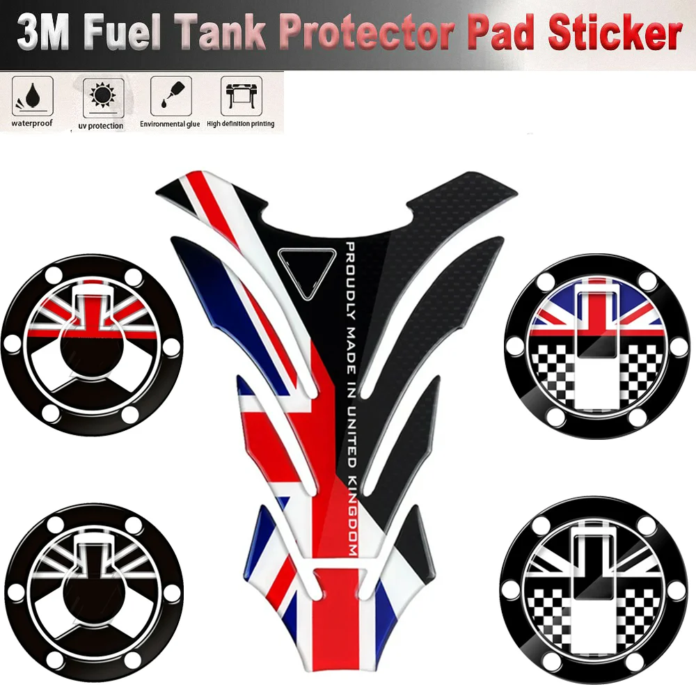 Para Triumph Tank Pad Adesivos Acessórios de motocicleta Daytona Speed Street Triple Trident Tiger RS 1200 1050 900 800 765 675 660
