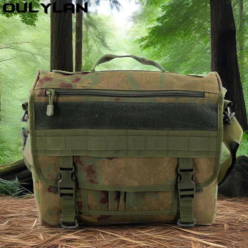 

Oulylan Tactical Molle Nylon Messenger Shoulder Bag Briefcase Laptop Handbags Russian Camo Outdoor Climbing Bag Backpack Men