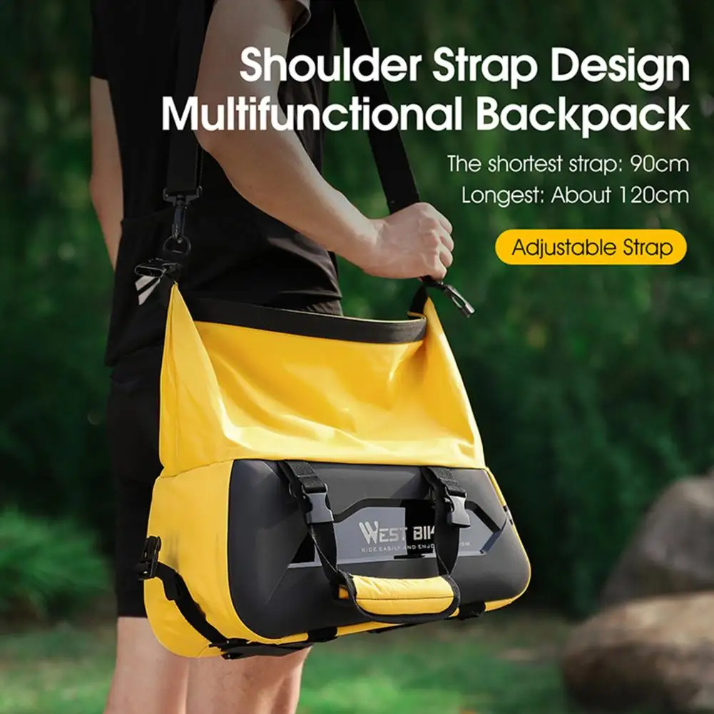 13-25L Bicycle Rear Seat Bag Reflective MTB Mountain Bike Pannier Bag Waterproof Cycling Rack Trunk Cargo Bag Bike Accessories
