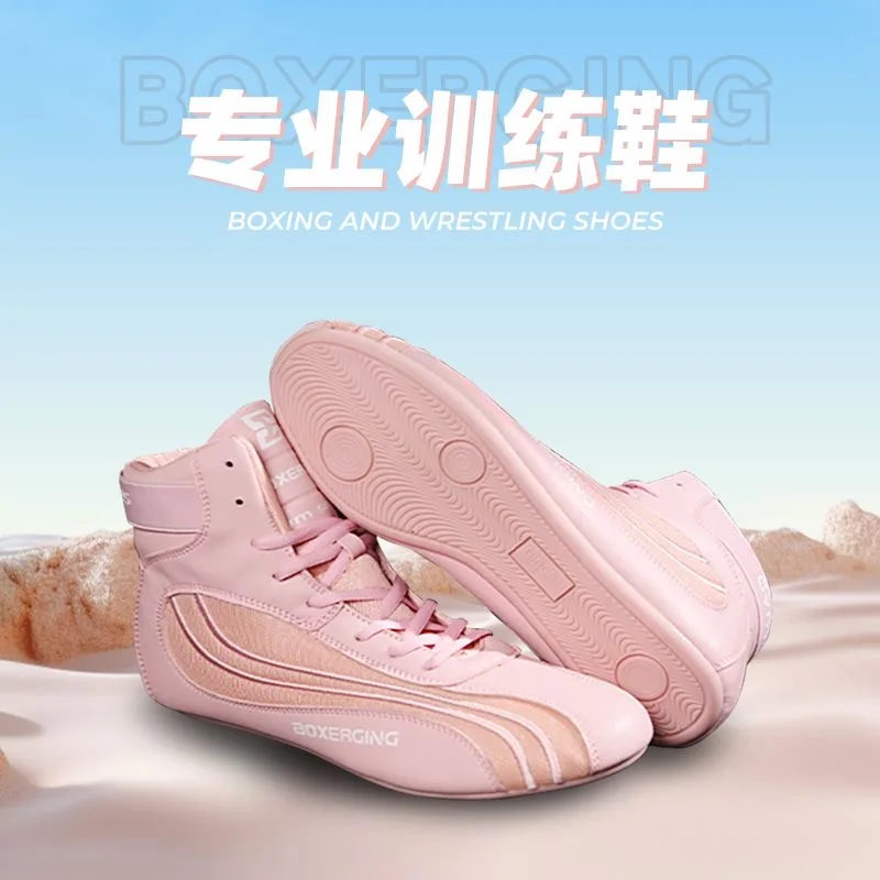 Best Selling Wrestling Boots for Youth Designer Boxing Shoe Unisex Breathable Wrestling Shoes Couples Comfortable Fighting Shoes