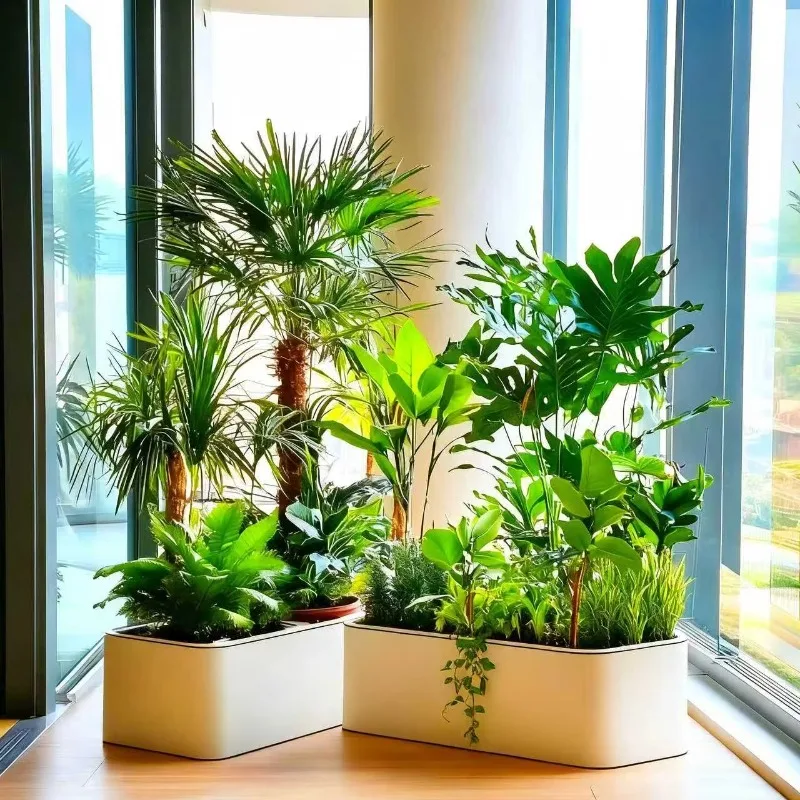 High quality modern environmental protection balcony flower pot box outdoor large waterproof flower box