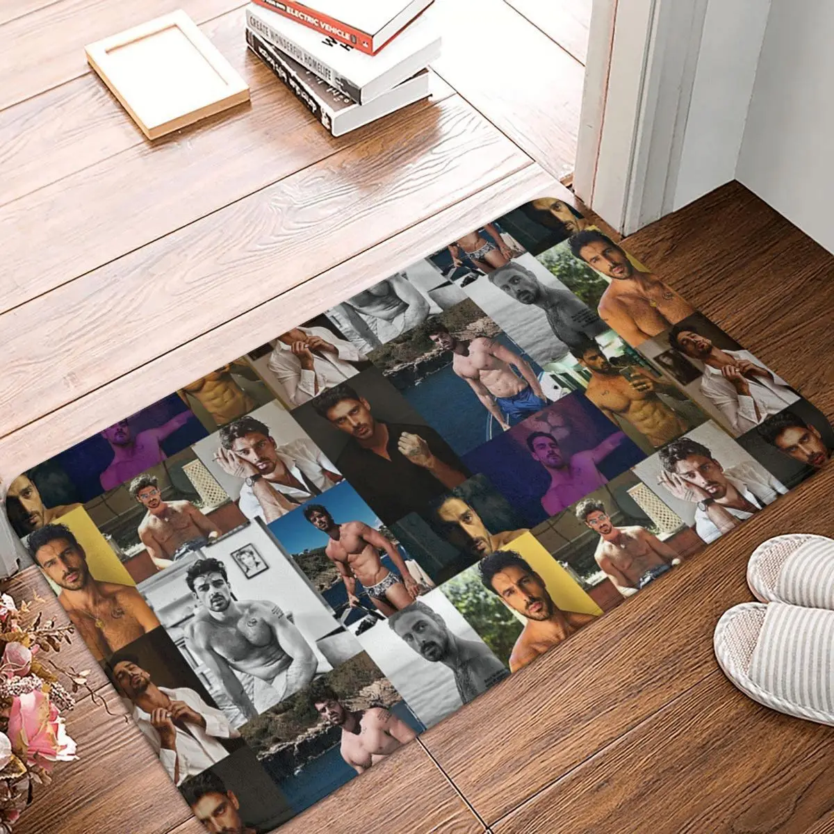 Massimo Michele Morrone Personalized 40x60cm Carpet Polyester Floor Mats Modern Bathroom Festivle Gifts