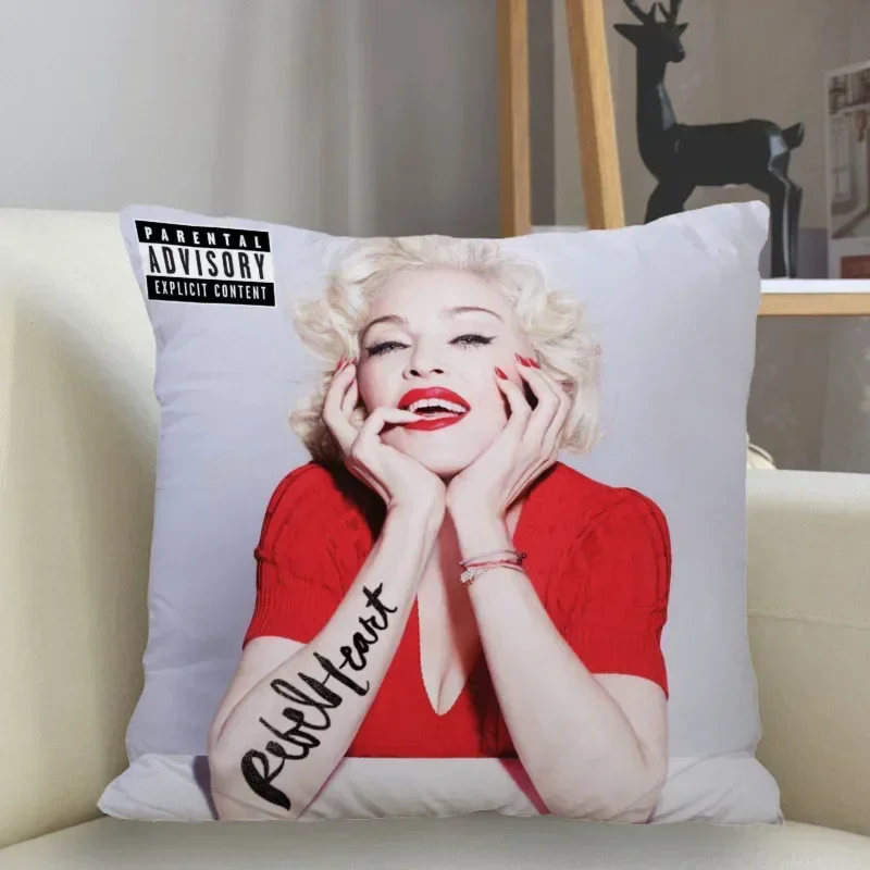 Musife New Custom Madonna Pillowcase Sofa Decorative Cushion Cover Pillowcase Home Decor Drop Shipping Wholesale