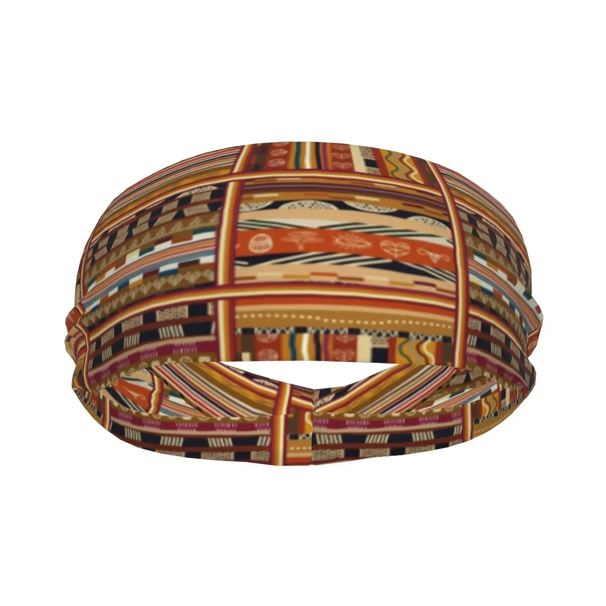 

Headband Sports Yoga Fitness Stretch Sweatband Hair Band Elasticity Headband Tribal Indian Pattern