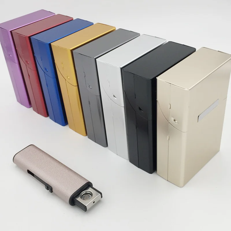 Metal Cigarette Case for 85mm King Size Cigarettes