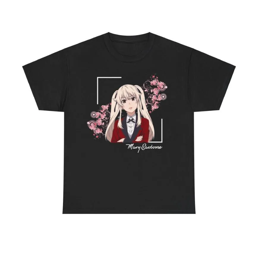 Unisex Yumeko the Compulsive Gambler Anime T-Shirt, Manga Waifu Shirt