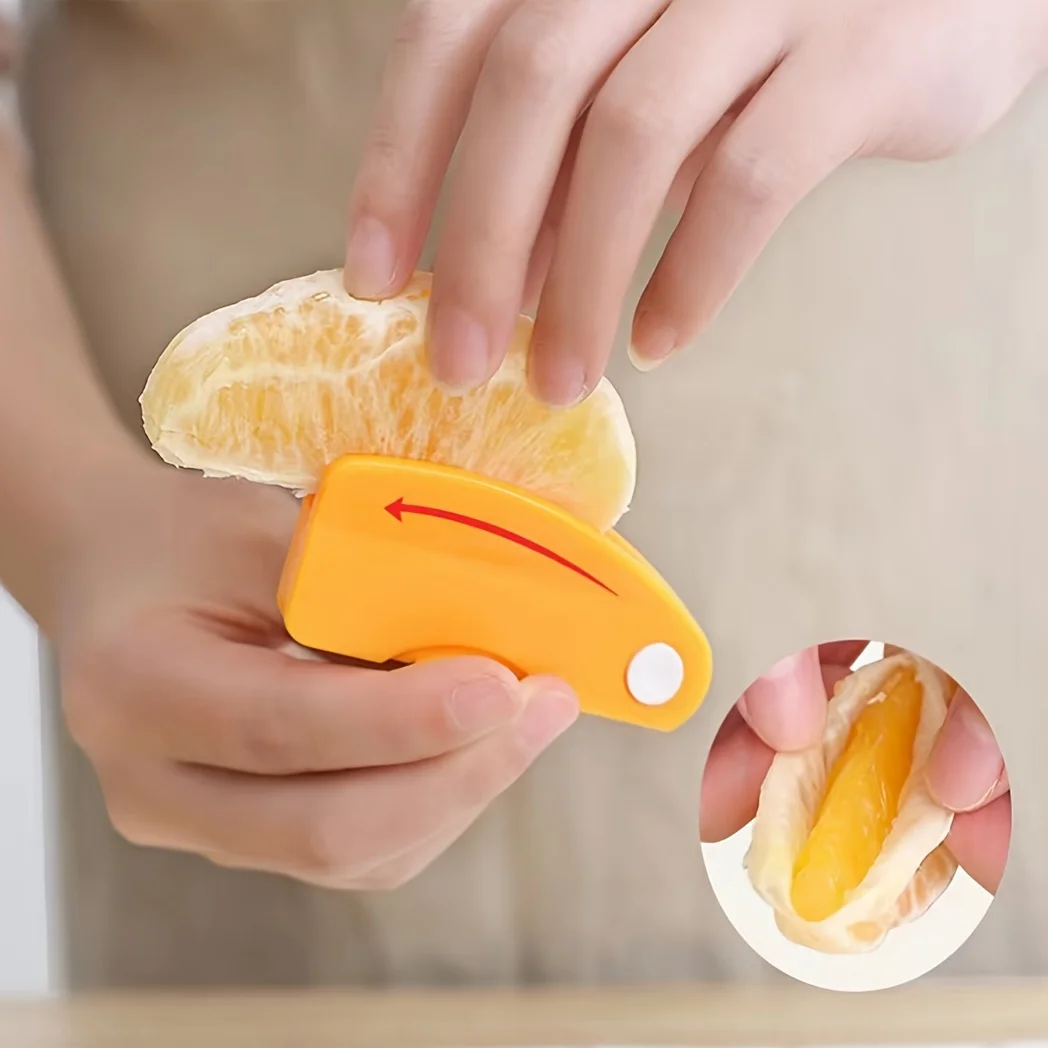 1pc Orange Folding Peeler Peeling Knife Peeler Kitchen Accessories Kitchen Gadgets