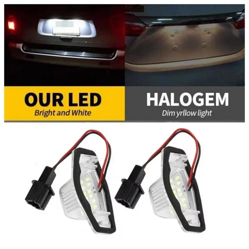 

2 шт. светодиодных ламп для подсветки номерного знака Honda Civic, CR-V, Odyssey, HR-V, Accord, Crosstour