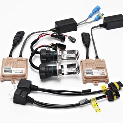 55W H4 Hi/Lo HID Xenon Light Bulb 4300K 6000K 8000K 12V Car Auto Bi Xenon Headlight Replacement Kit