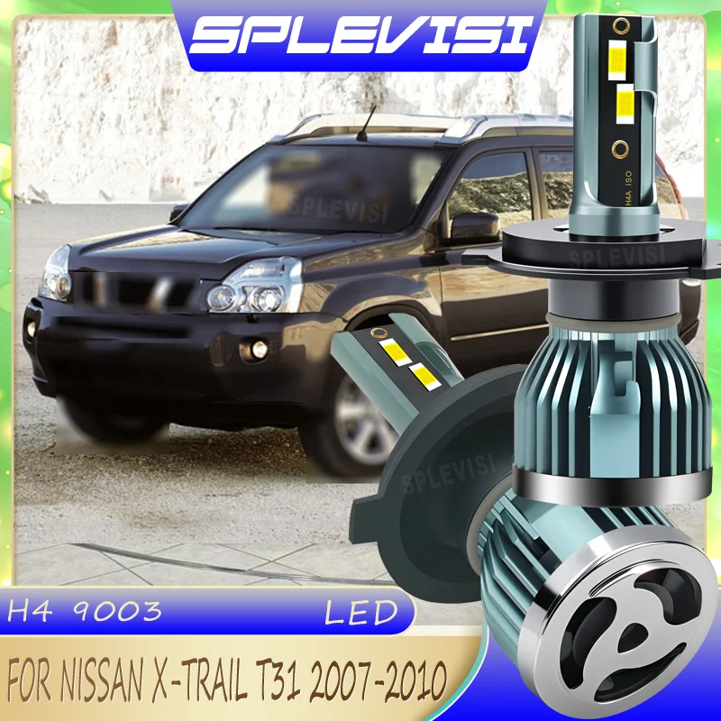 

Пылезащитный, простая установка, безопасная ночная дорожка, светодиодные лампы для фар H4 9003, автомобильная лампа для NISSAN X-Trail T31 2007 2008 2009 2010