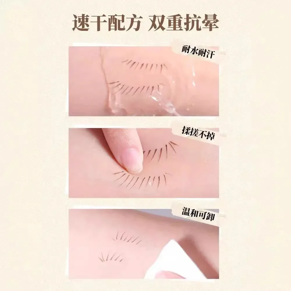 VEECCI Two Claw Liquid Eyeliner Pen Fine Lower Eyelashes Hairline Not Easy Smudged Resistant Long-lasting Makeup