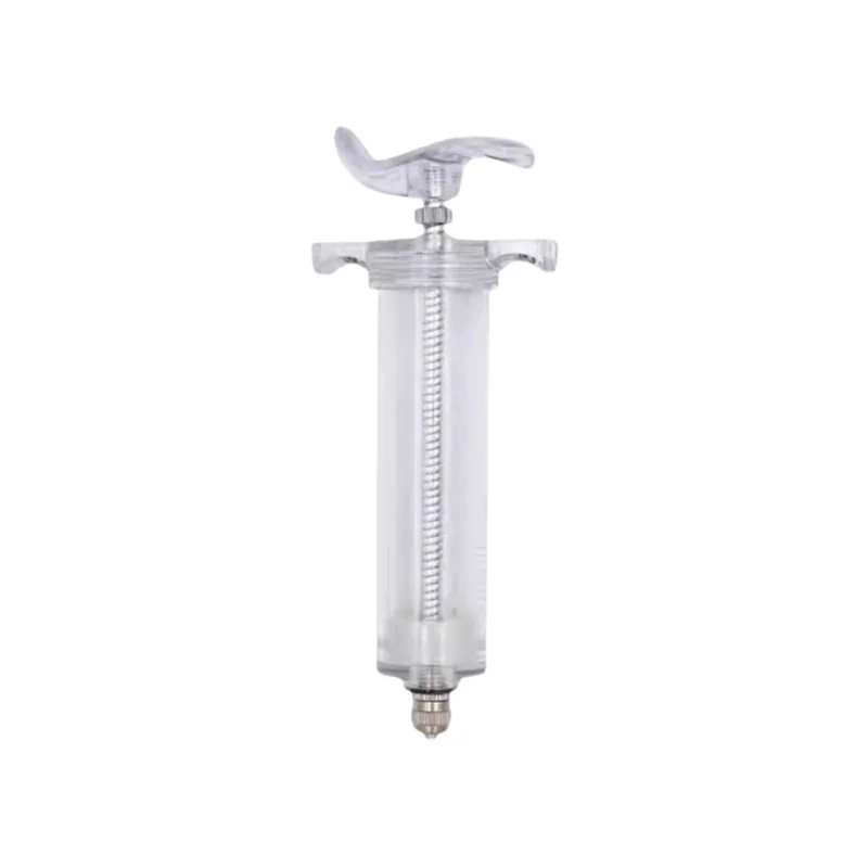 Plastic steel printing adjustable syringe