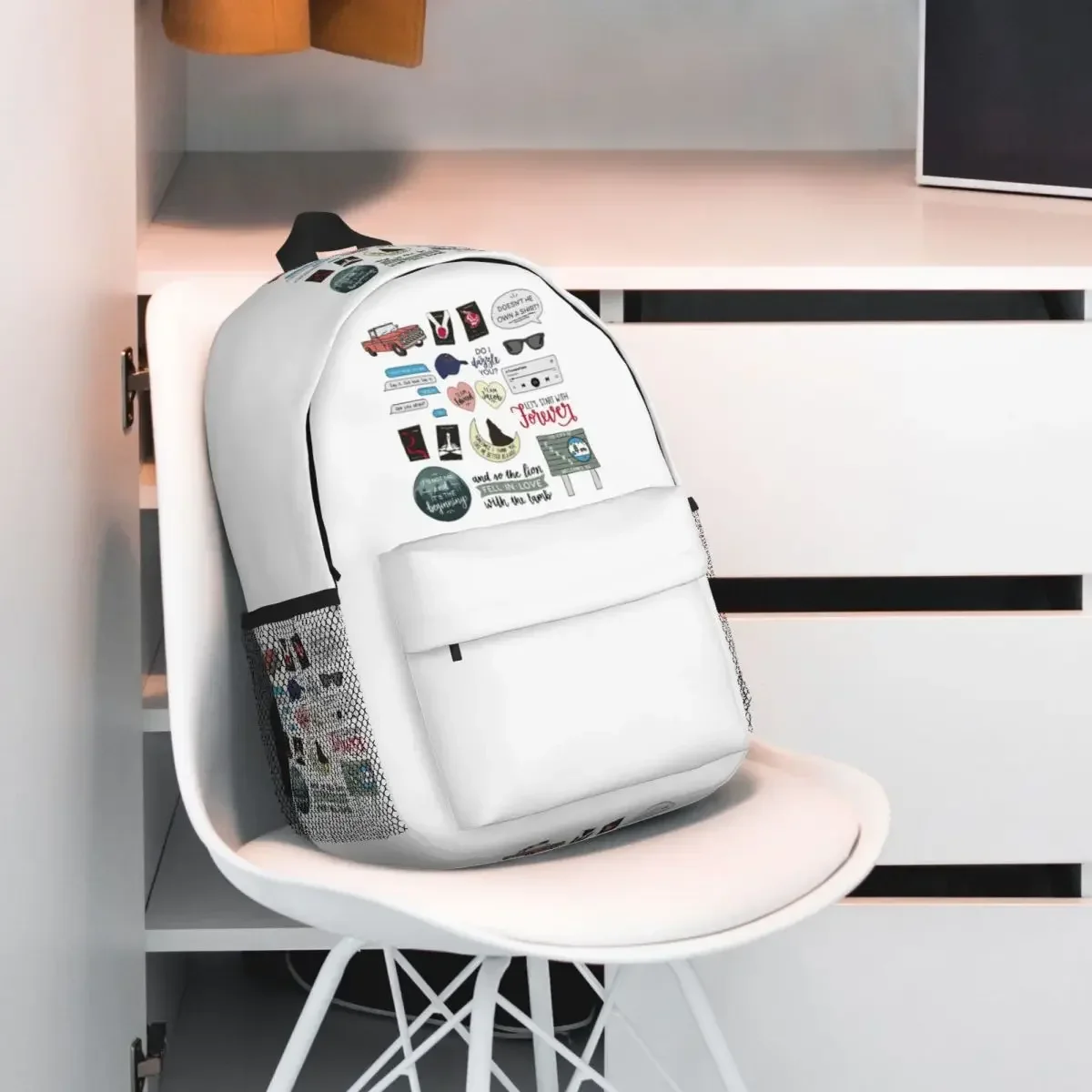 حقيبة ظهر توايلايت جاكوب السوداء رائجة البيع Daypack سعة كبيرة للأولاد والبنات حقيبة كتب حقائب كتف للرجال والنساء والأطفال حقيبة مدرسية