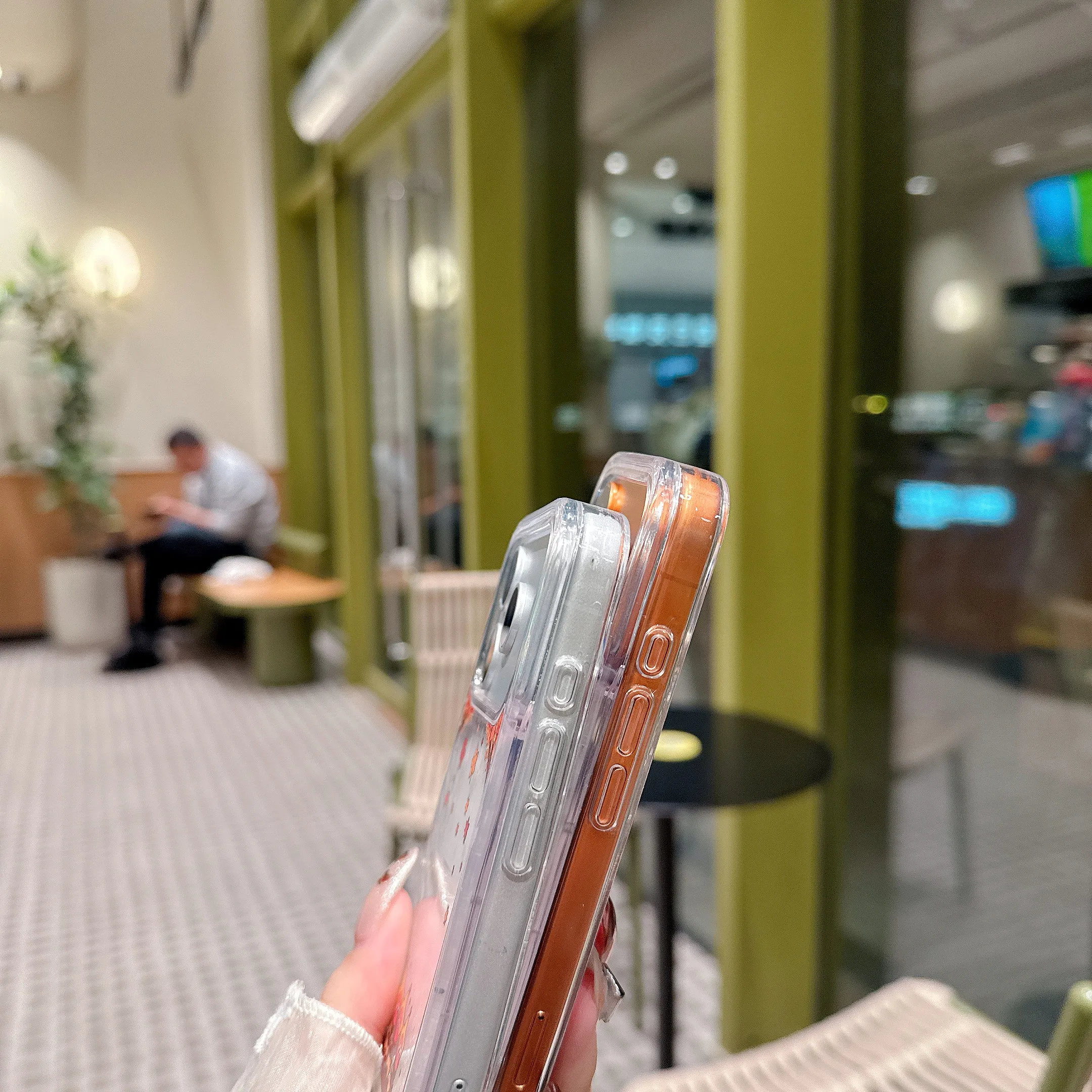 حافظة لهاتف آيفون 17 16 15 14 13 12 Pro Max مابل ليف غطاء شل صلب واضح #5