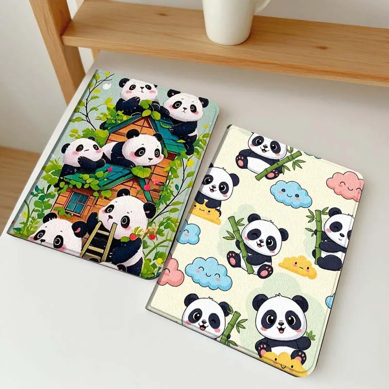 

Cute Panda Tree House For Samsung Galaxy Tab A7 A A8 A9 A11 S6 S11 10.1 10.4 10.5 Inch Lite PLus Soft Tablet Case Gift