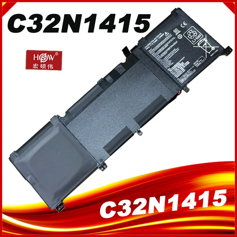 

96Wh C32N1415 Аккумулятор для ноутбука Asus ZenBook Pro UX501 G501VW G501JW UX501VW UX501JW N501VW UX501LW