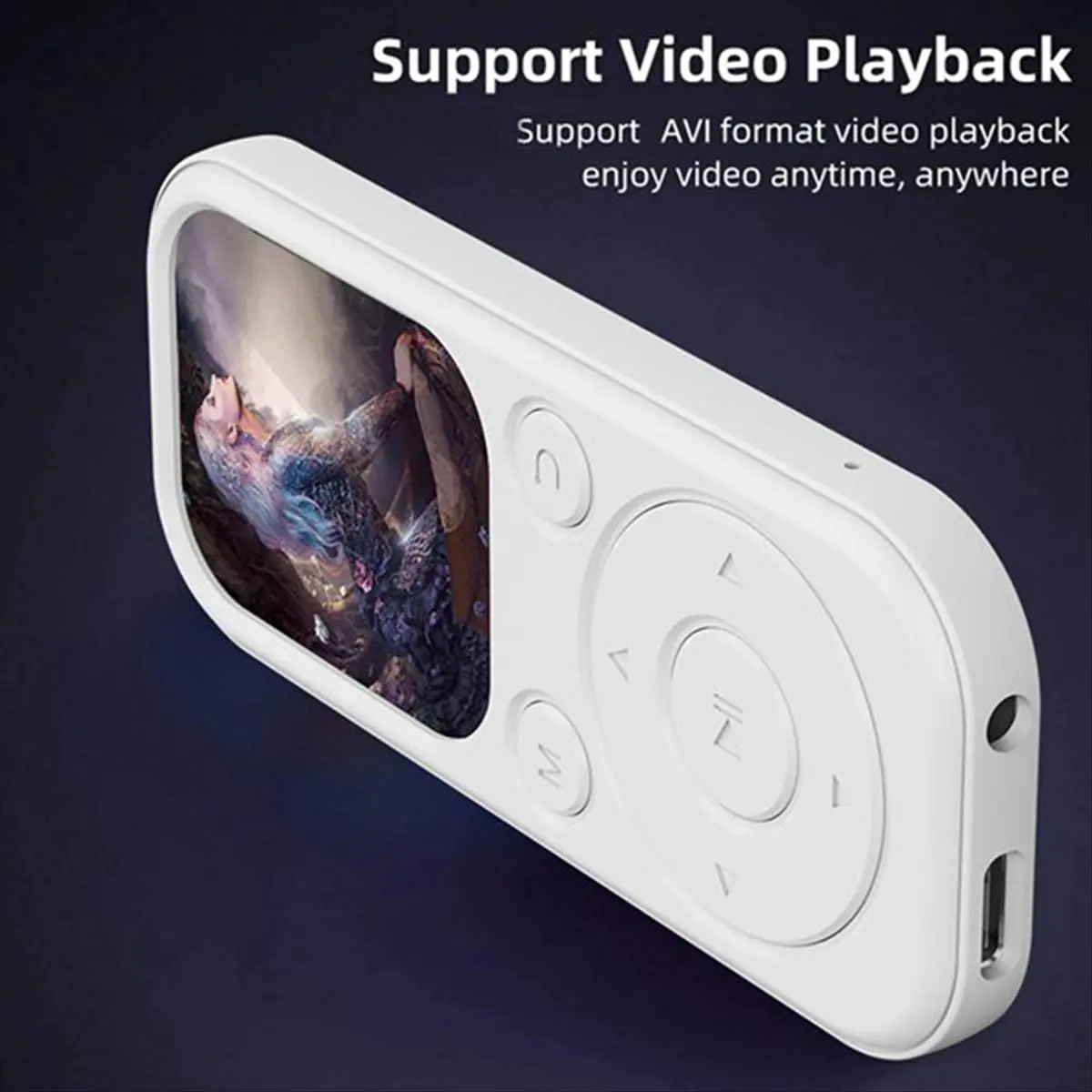 

*AA90P MP3-плеер с Bluetooth 5.4 Hi-Fi динамик Диктофон 2,01 дюйма Экран Многофункциональные портативные музыкальные плееры