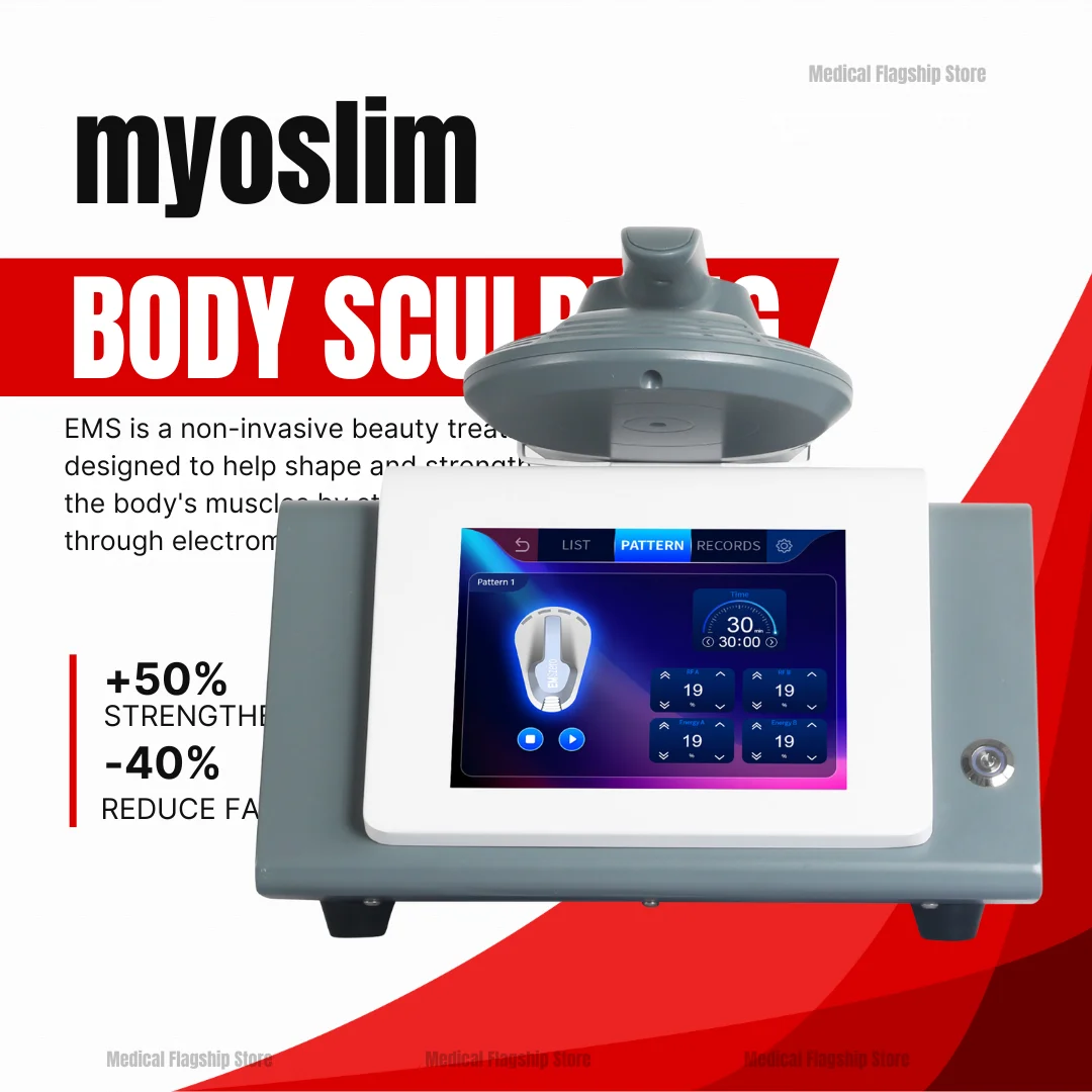 

Мини-стимулятор мышц для похудения тела, профессиональный myoslim RF машина EMS 6500 Вт, скульптурная терапия Hi-emt
