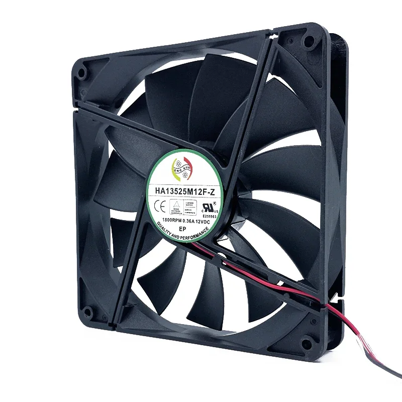 135*135*25MM HA13525M12F-Z 13025 12V 0.36A 1800 to 13.5cm computer case silent fan