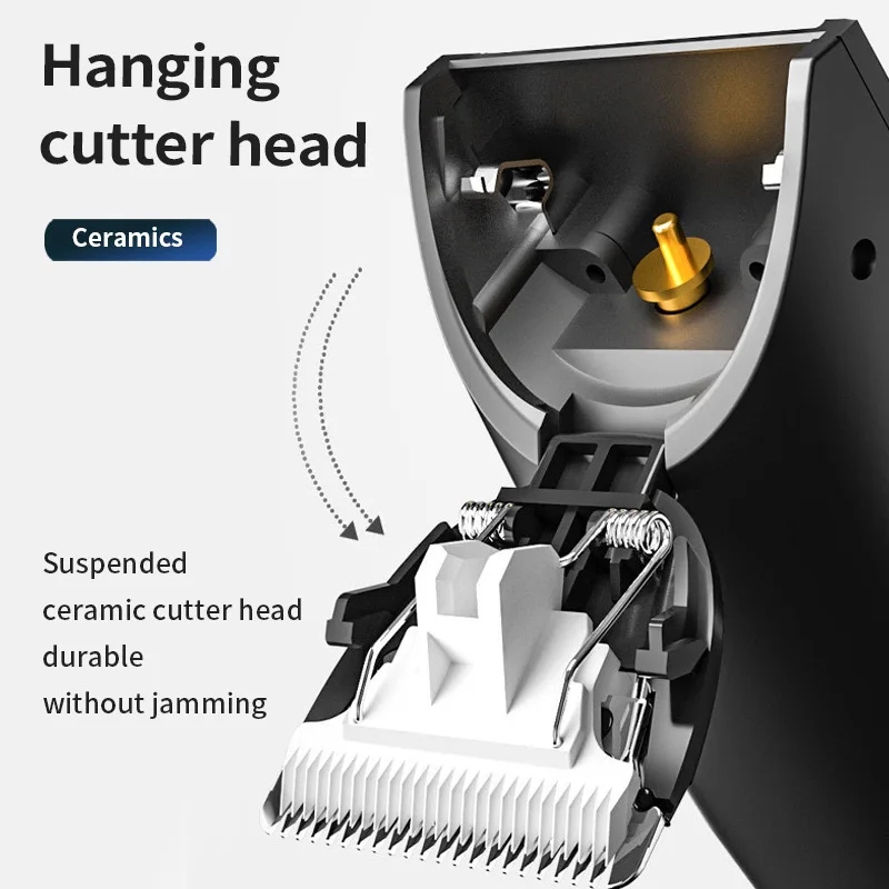 WAIKIL New Multi functional Hair Trimmer Professional Men's Oil Head Sculpture Scissor Charging Electric Waterproof Hair Trimmer