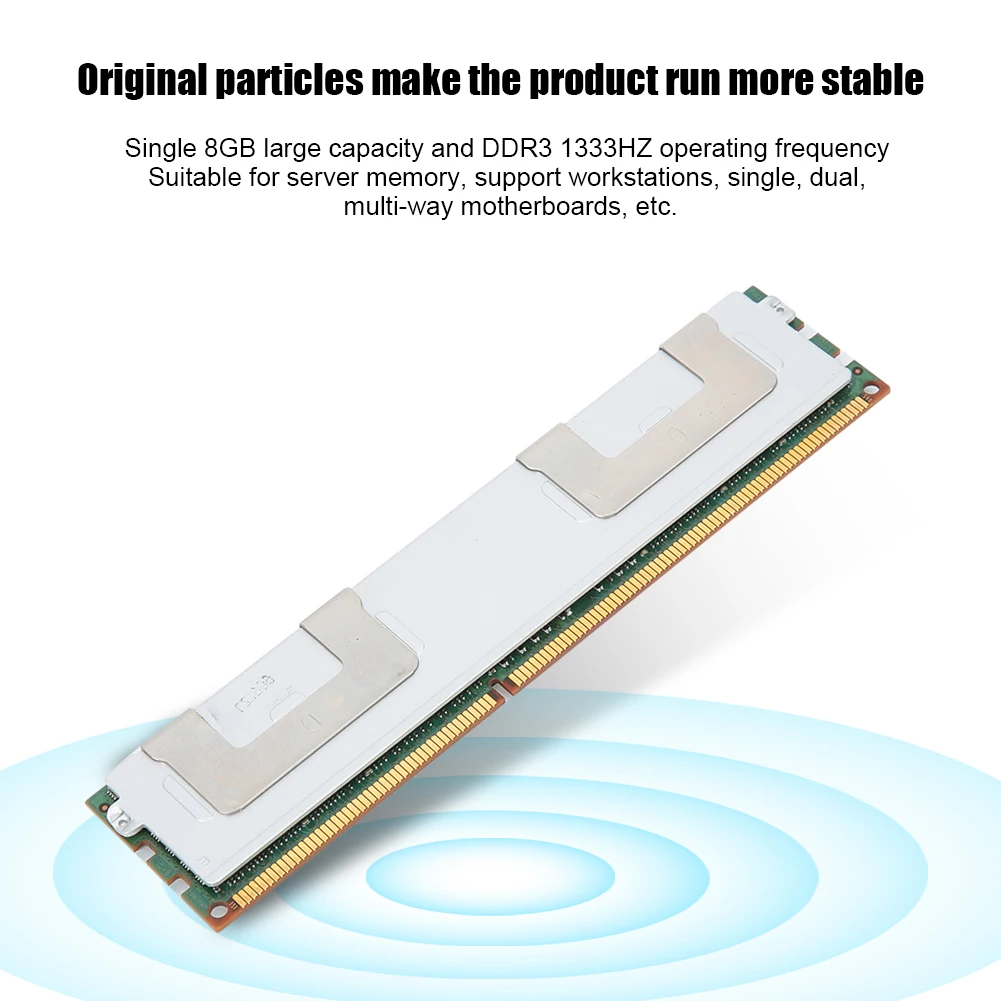 8GB Server Ram Computer Memory Components PC3-10600R DDR3 1333MHZ 2R*4 ECC REG