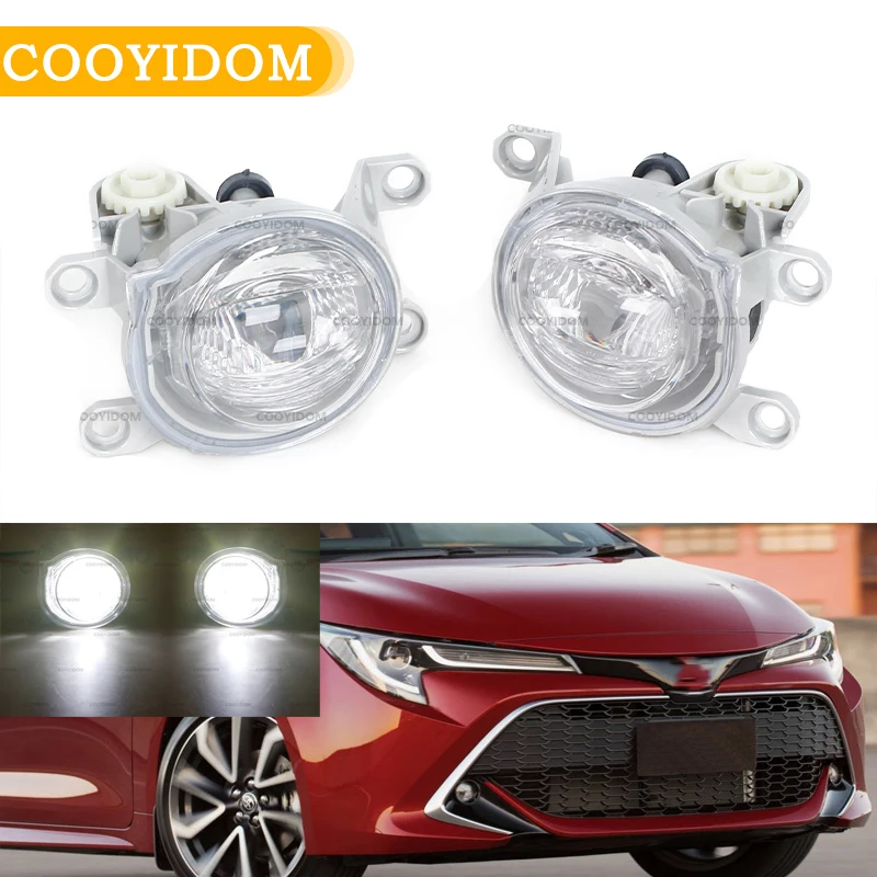 

Car Front Bumper LED Fog Light Assembly For Toyota Corolla 2019 2020 2021 Turn Signal Lighting Lamp Foglight Foglamp With Bulb