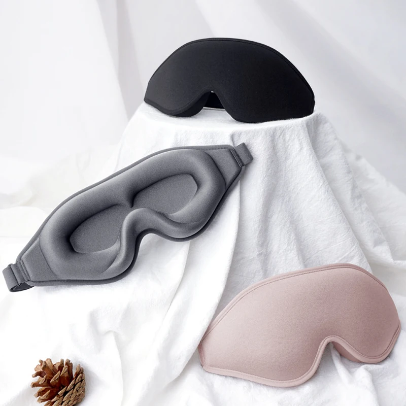 3D Sleeping Eye Mask for Night Travel Nap All-in-one Nose Wing Eye Cover Sleep Eyeshade Momory Foam Shading Eyes Patch Blindfold