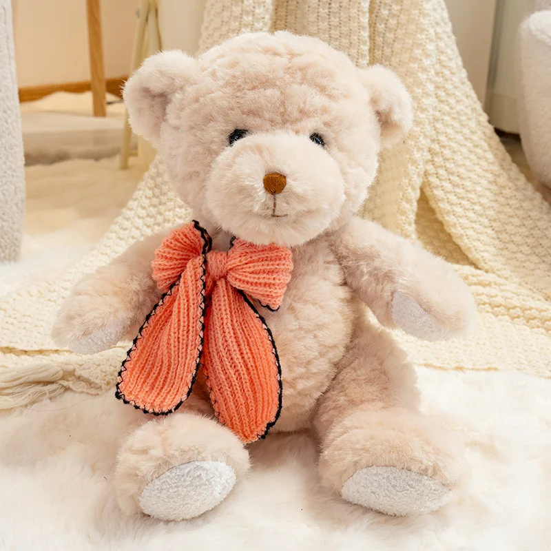 

1 шт. 30/40/50 см Милый плюшевый мишка с бантом, мягкая игрушка, подарок для девочек на День святого Валентина, рождественский подарок для детей и малышей