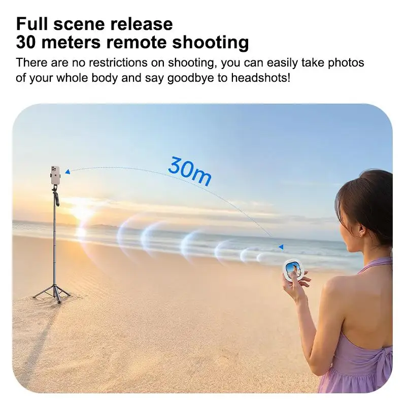 Phone Rear Camera Selfie Viewer HD Display Strong Magnetic Mount Portable for Vlog Travel Daily Selfie Content Creation